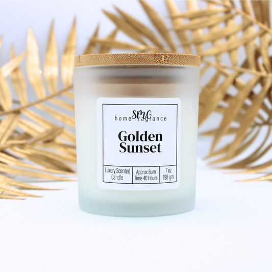Golden Sunset Scented Candle